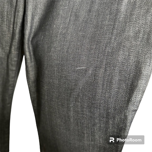 Current Elliot The Stiletto Gray Wash Raw Hem Jeans - Picture 5 of 16